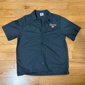 Coors Banquet Mens Rodeo Shirt - Medium - Button Up